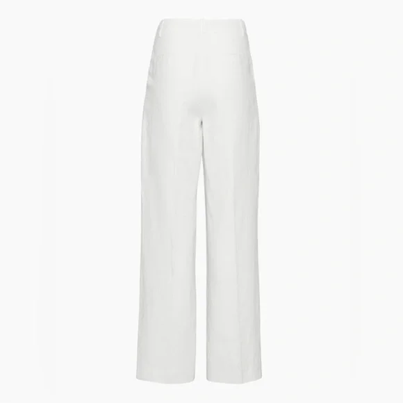 NWT Aritzia Wilfred Effortless Linen Pant - Picture 3 of 8